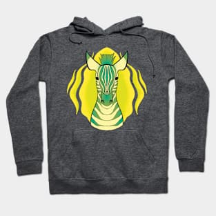 Green Zebra :: Safari Hoodie